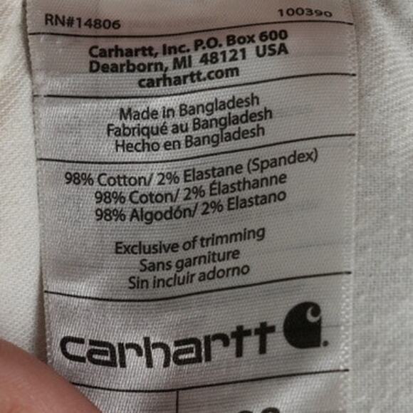 Carhartt Cargo Shorts Mens 36x10.5 Tan Relaxed Fit 103542-232 Rugged Flex - Picture 14 of 15